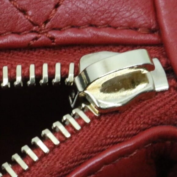 Chanel Quilted Lambskin Red Waist Bag Fanny Pack Gold Hardware 28373806 - Picture 3 of 16